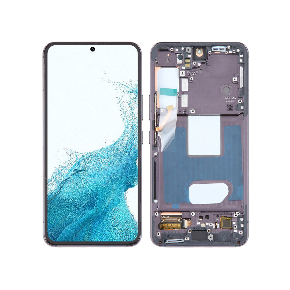 For Samsung Galaxy S22 5G SM-S901B EU Version OLED LCD Screen Digitizer Full Assembly with Frame