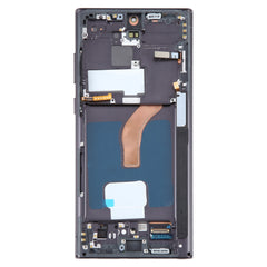 For Samsung Galaxy S22 Ultra 5G SM-S908B EU Edition 6.78 inch OLED LCD Screen Digitizer Full Assembly with Frame