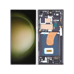 For Samsung Galaxy S23 Ultra 5G SM-S918U US Edition 6.78 inch OLED LCD Screen Digitizer Full Assembly with Frame