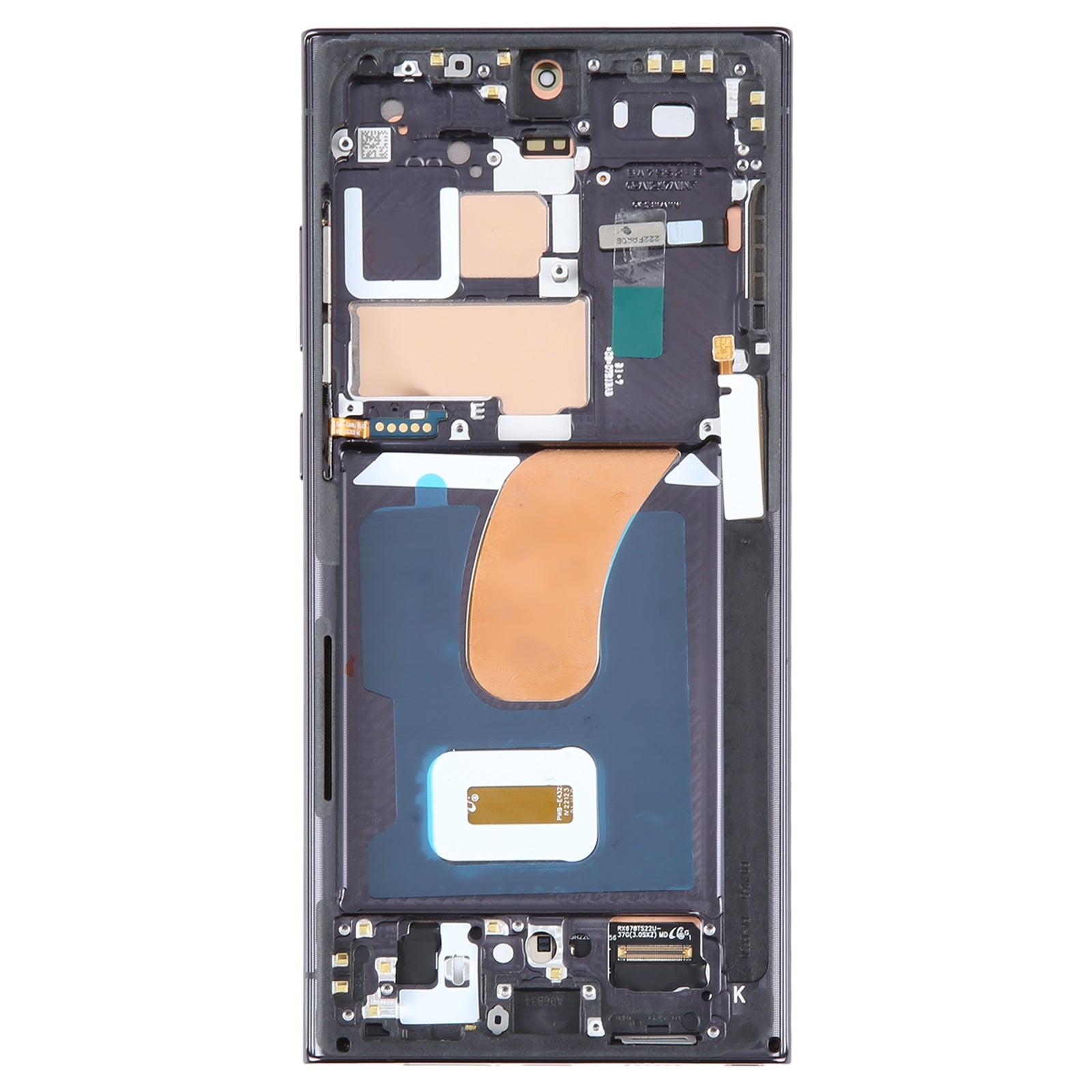 For Samsung Galaxy S23 Ultra 5G SM-S918B EU Edition 6.78 inch OLED LCD Screen Digitizer Full Assembly with Frame