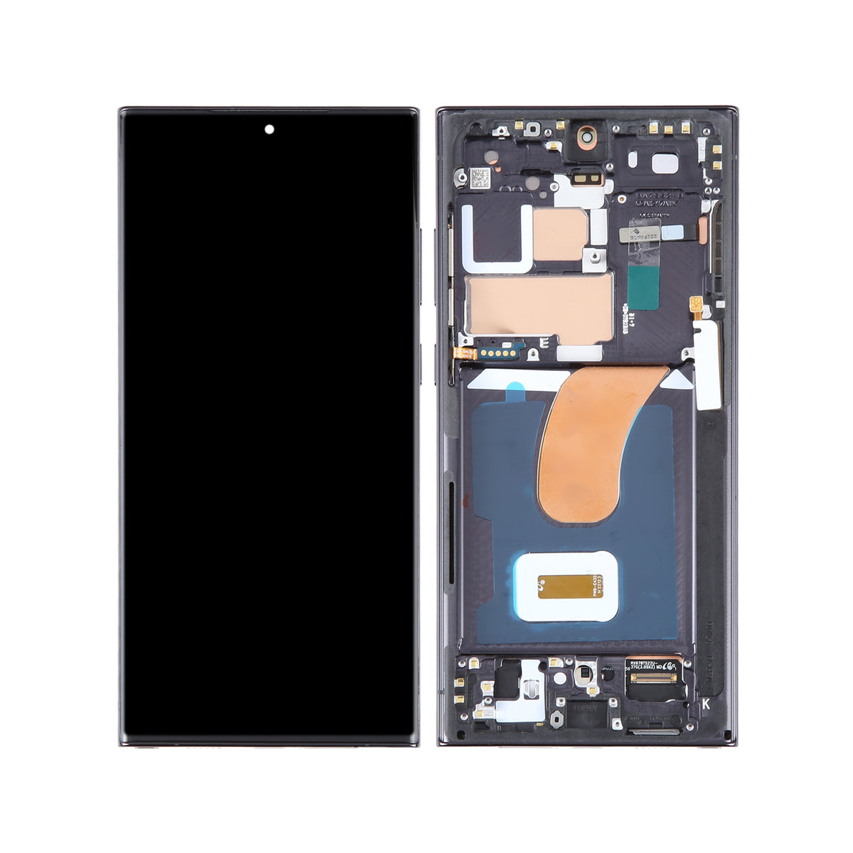 For Samsung Galaxy S23 Ultra 5G SM-S918U US Edition 6.78 inch OLED LCD Screen Digitizer Full Assembly with Frame