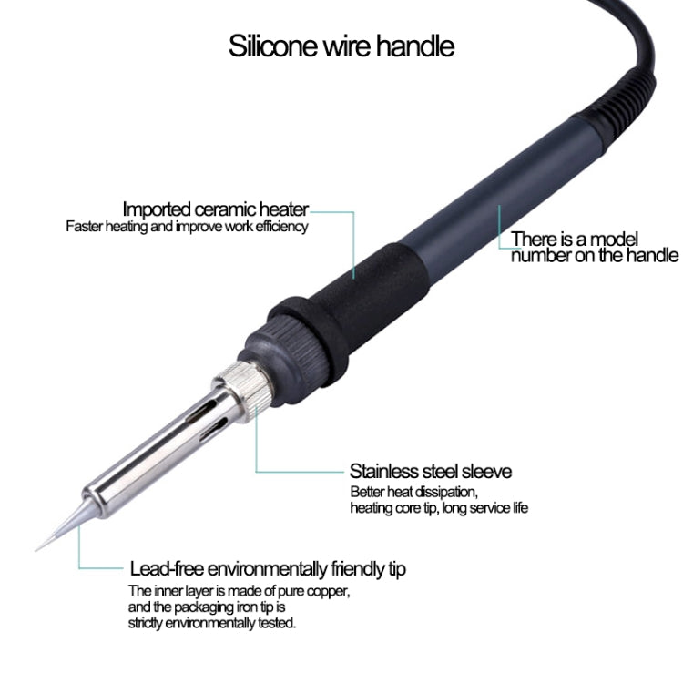 4 in 1 QUICK 936A 220V 60W Soldering Station Constant Temperature Soldering Iron Soldering Tool, AU Plug