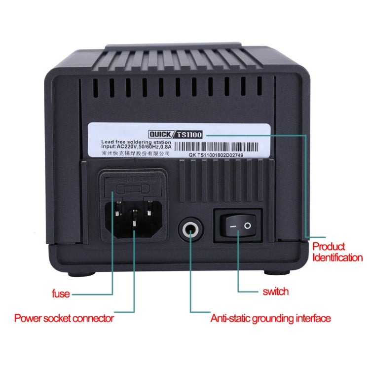 QUICK TS1100 220V 90W Intelligent Lead-free Soldering Station, AU Plug