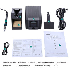 QUICK TS1100 220V 90W Intelligent Lead-free Soldering Station, AU Plug