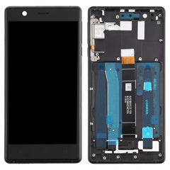 LCD Screen and Digitizer Full Assembly with Frame & Side Keys for Nokia 3 TA-1032