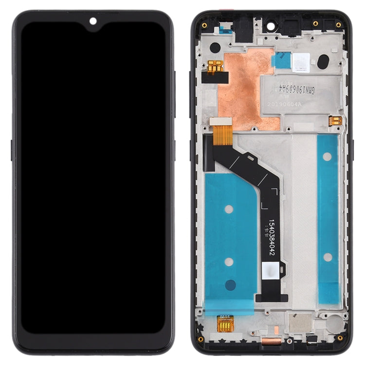 LCD Screen and Digitizer Full Assembly with Frame for Nokia 6.2 TA-1198 TA-1200 TA-1187 TA-1201