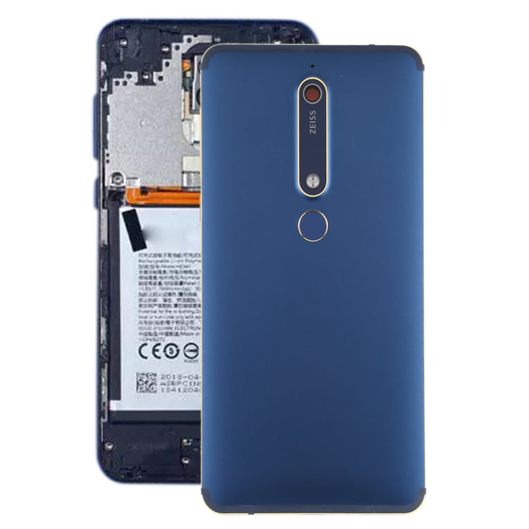 Battery Back Cover with Camera Lens & Side Keys & Fingerprint Sensor for Nokia 6.1 / 6 (2018) / 6 (2nd Gen)