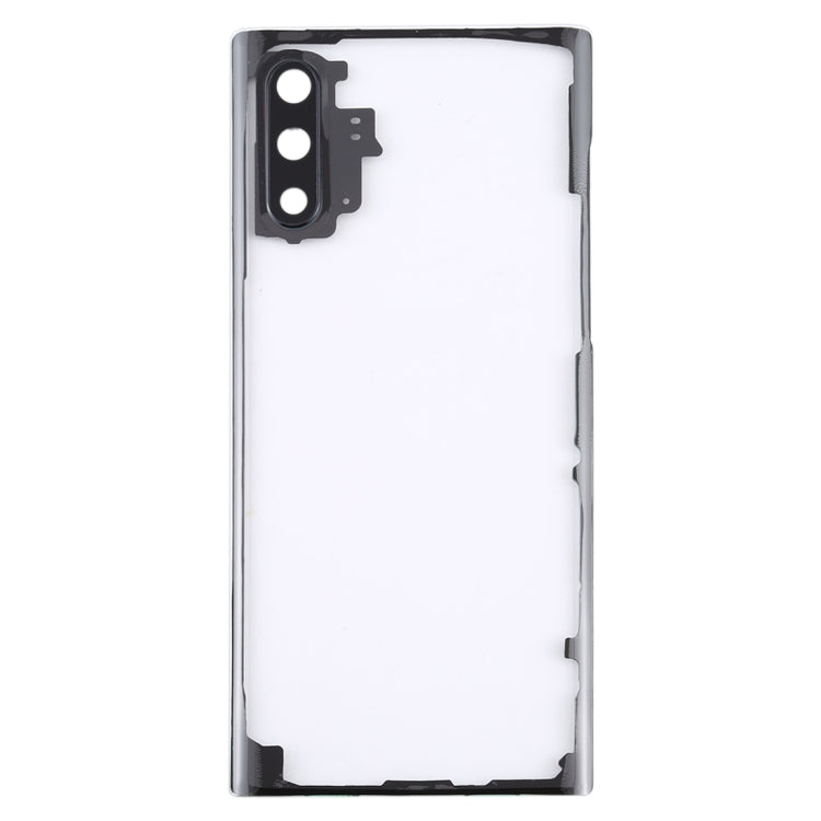 For Samsung Galaxy Note 10 N970 N9700 Transparent Battery Back Cover with Camera Lens Cover