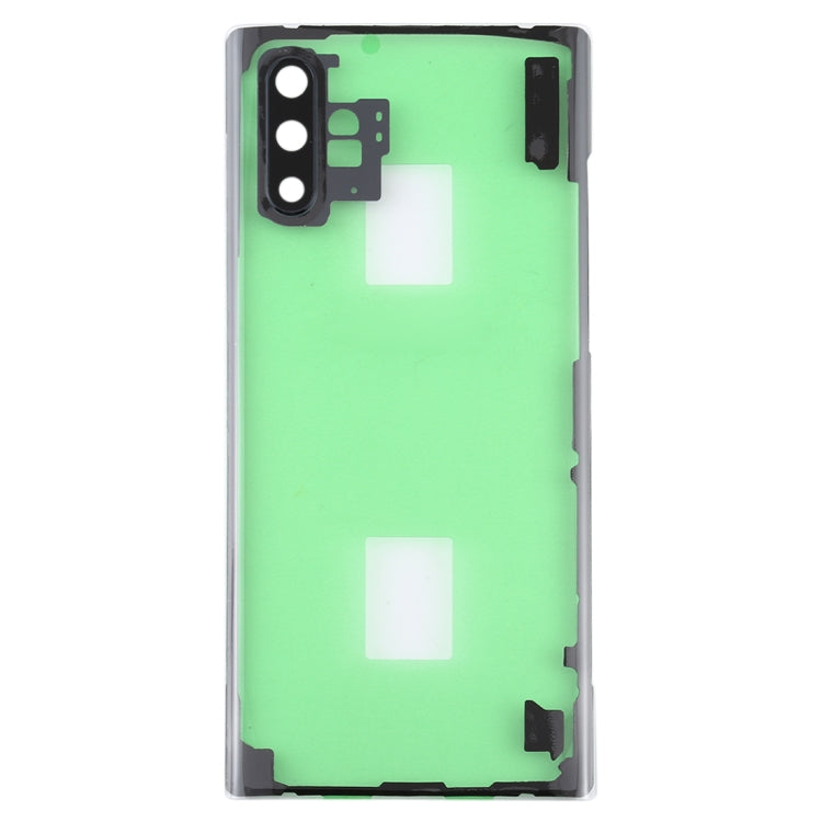 For Samsung Galaxy Note 10+ N975 N9750 Transparent Battery Back Cover with Camera Lens Cover