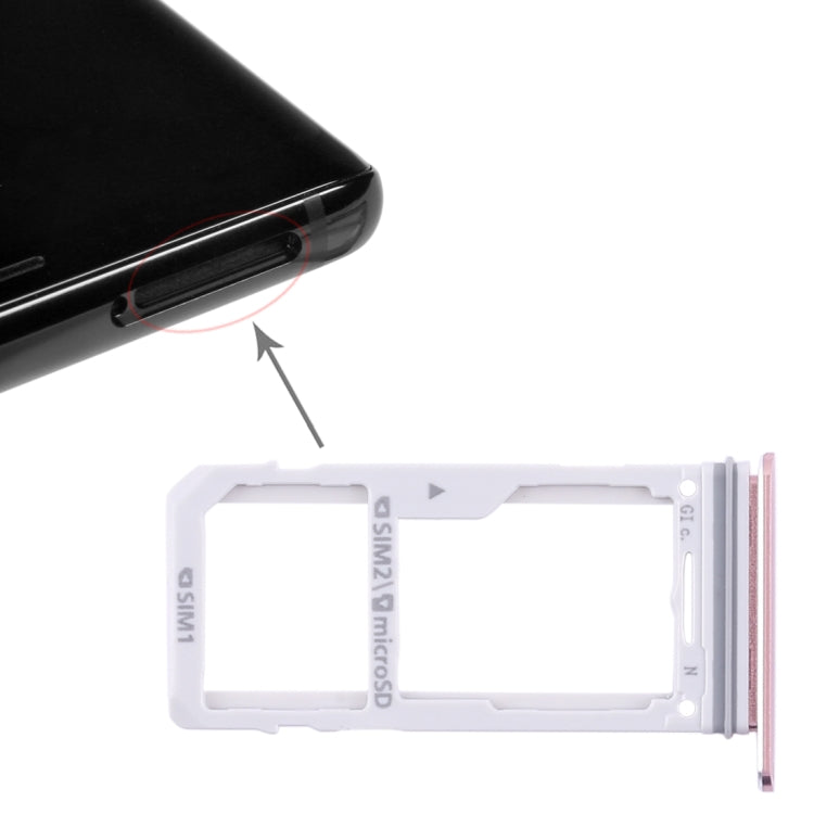 For Galaxy Note 8 2 SIM Card Tray / Micro SD Card Tray