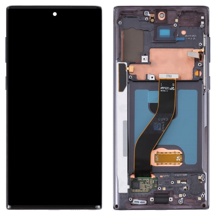 Original LCD Screen and Digitizer Full Assembly With Frame for Samsung Galaxy Note10 4G/Note10 5G SM-N971/N970