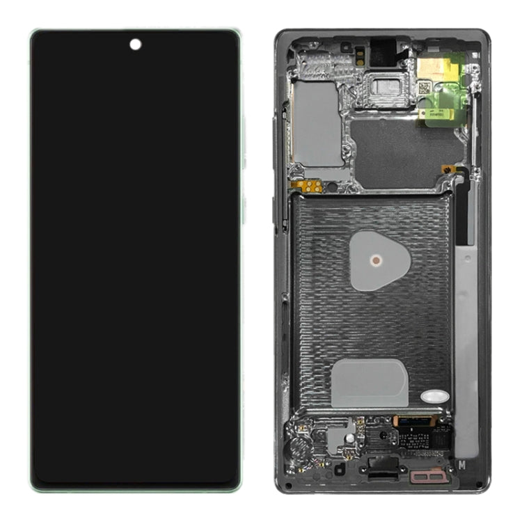 Original LCD Screen and Digitizer Full Assembly With Frame for Samsung Galaxy Note20 4G SM-N980