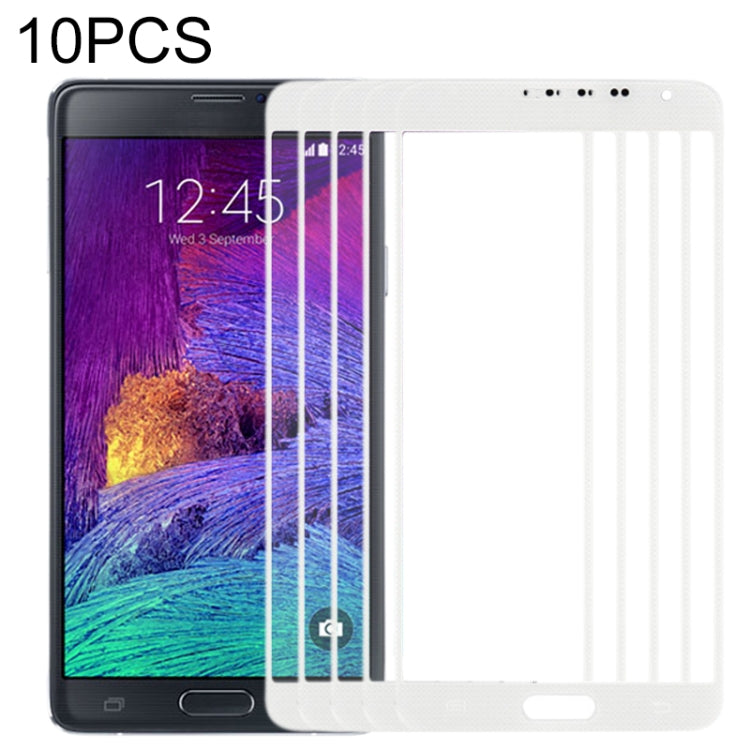 For Samsung Galaxy Note 4 / N910  10pcs Front Screen Outer Glass Lens