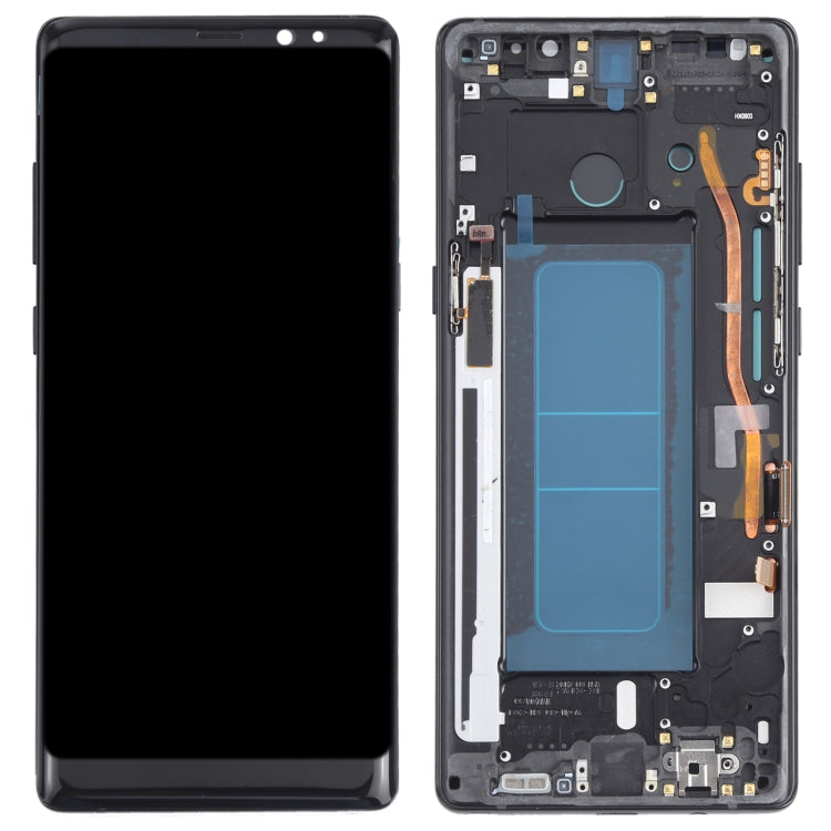 OLED Material LCD Screen and Digitizer Full Assembly with Frame for Samsung Galaxy Note 8 SM-N950