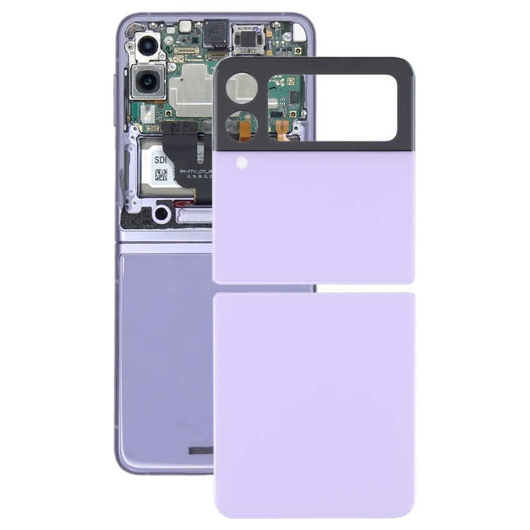 For Samsung Galaxy Z Flip3 5G SM-F711B Glass Battery Back Cover