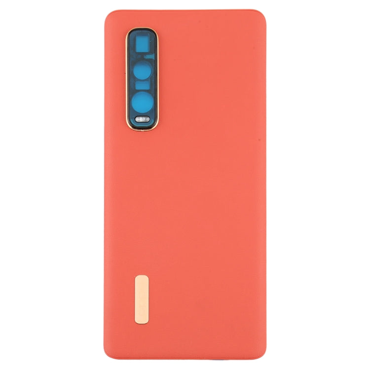 For OPPO Find X2 Pro CPH2025 PDEM30 Original Leather Material Battery Back Cover