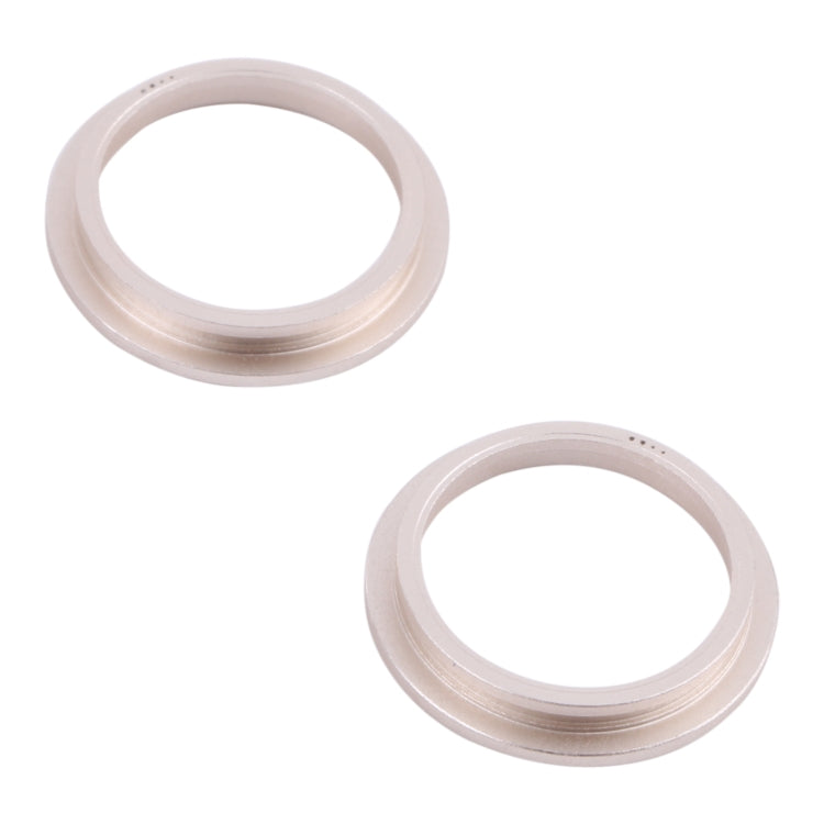 2 PCS Rear Camera Glass Lens Metal Outside Protector Hoop Ring for iPhone 13