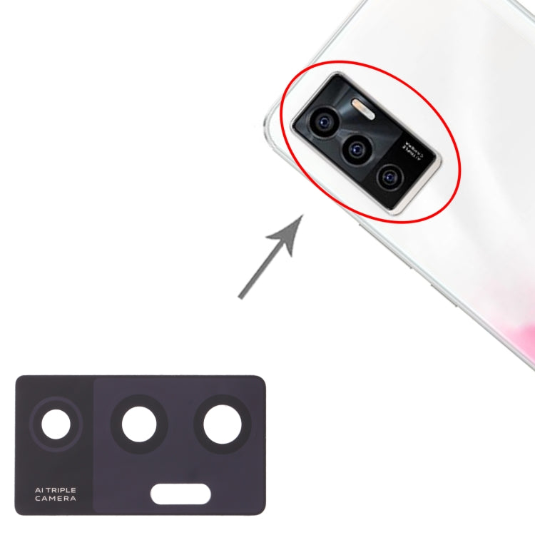 For Vivo S10e 10pcs Back Camera Lens