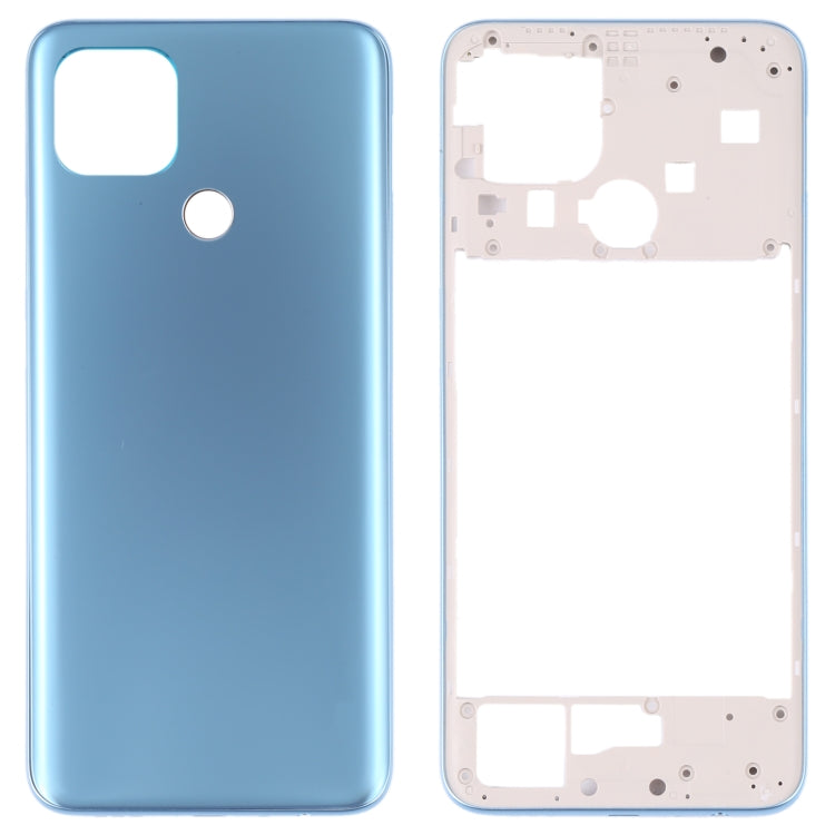 For OPPO A15/A15S/A35 Battery Back Cover with Middle Frame