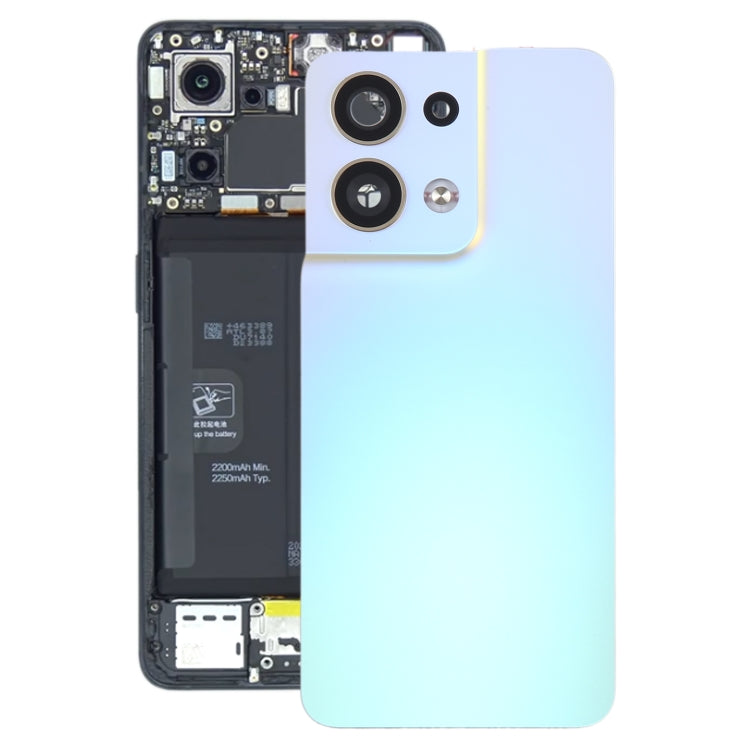 For OPPO Reno8 5G Original Battery Back Cover with Camera Lens Cover