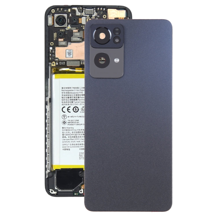 For OPPO Reno7 Pro Original Battery Back Cover with Camera Lens Cover