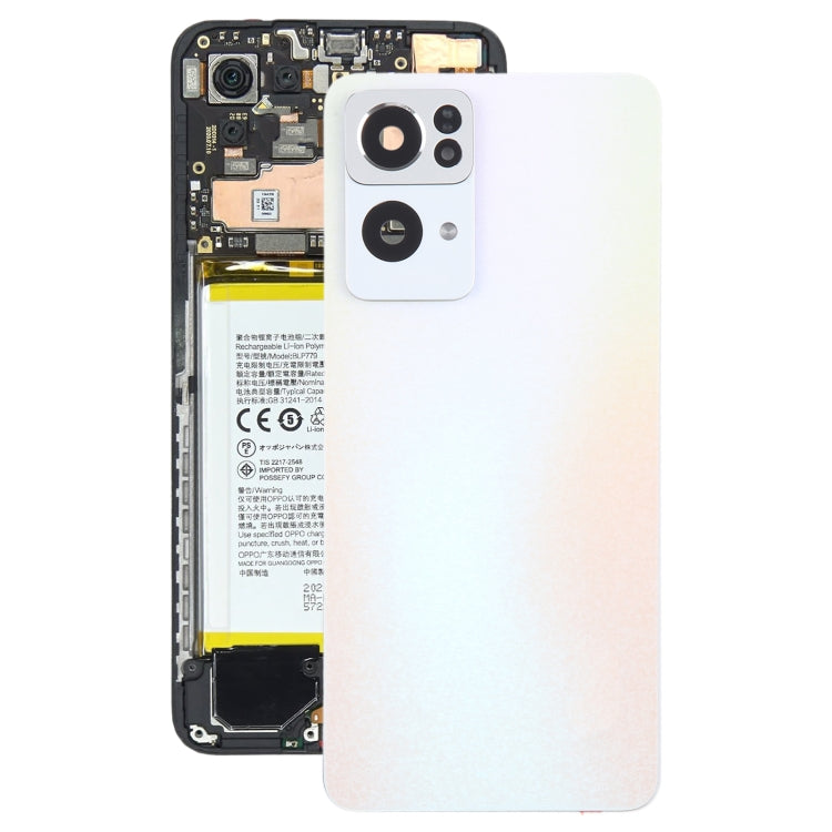 For OPPO Reno7 Pro Original Battery Back Cover with Camera Lens Cover