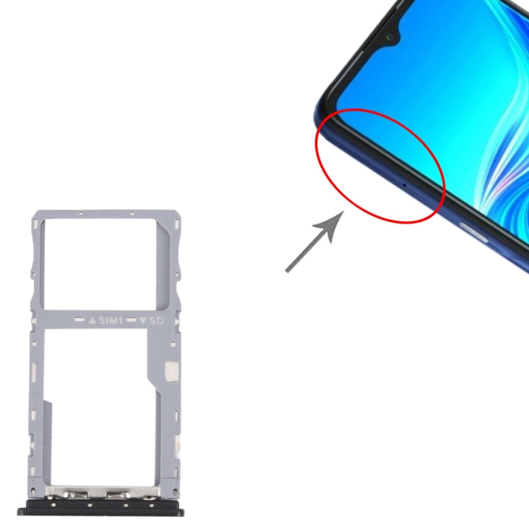 For TCL 20Y Original SIM Card Tray + Micro SD Card Tray