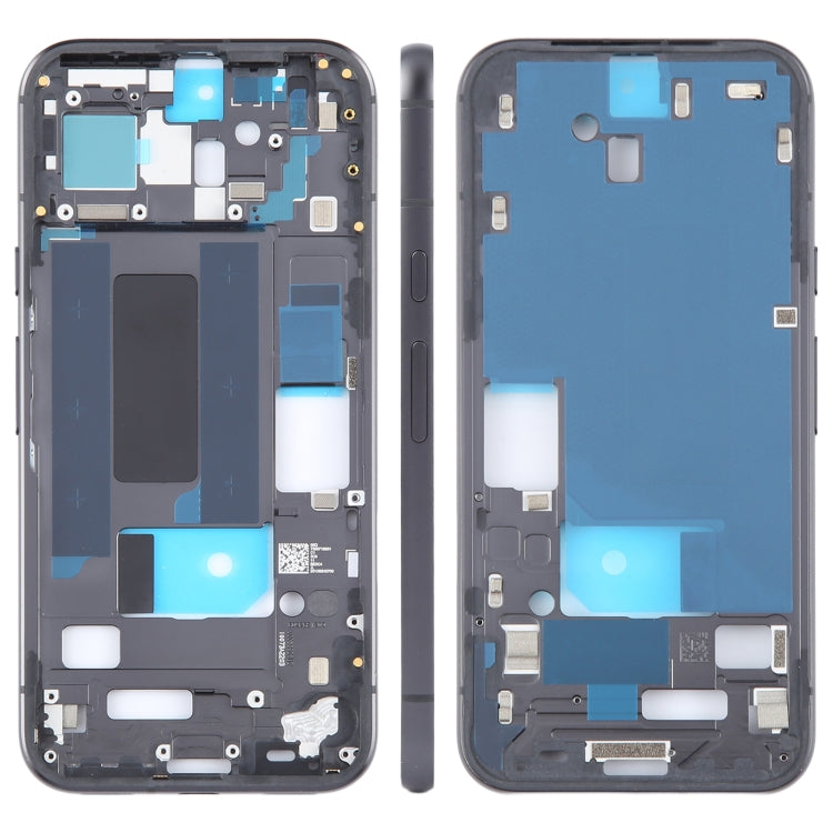 For Google Pixel 8a Original Middle Frame Bezel Plate, with Side Keys