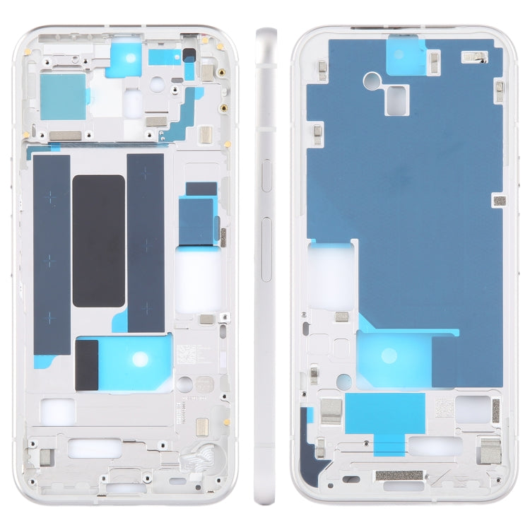 For Google Pixel 8a Original Middle Frame Bezel Plate, with Side Keys