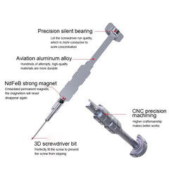 Qianli i-Thor S2 Precision 3D Texture Hollow Cross Tip Middle Bezel Screwdriver, Qianli i-Thor Hollow Cross Tip