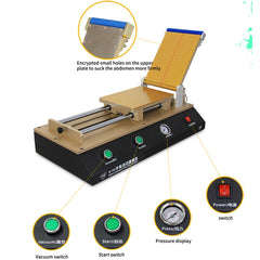 TBK-766 12 inch Tablet Automatic OCA Laminator Machine Polarizer Film Laminator Machine for LCD Repair Built-in Vacuum Pump