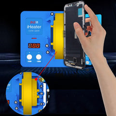 AIXUN iHeater Double Layers Board Pre-heating Soldering Rework Station for iPhone X-12, US Plug