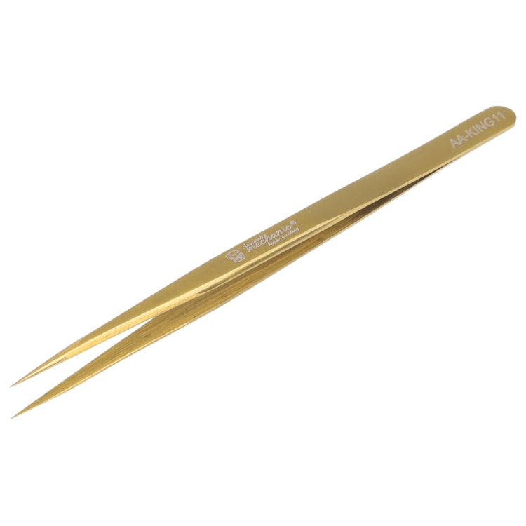 Mechanic AA King11 Straight Precision Stainless Steel Tweezers, Mechanic AA King11