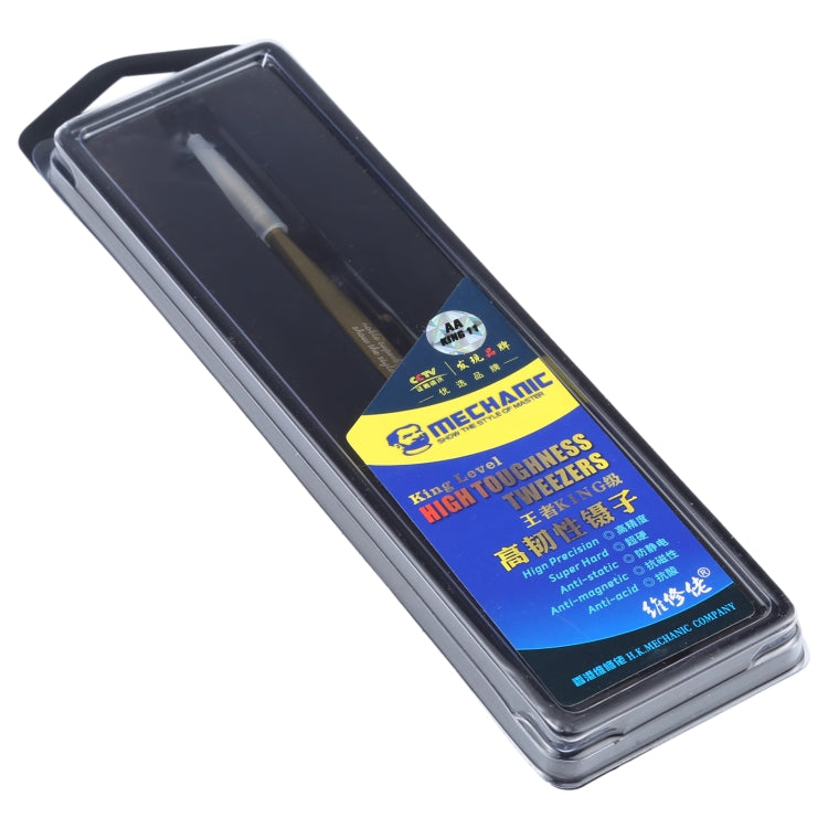 Mechanic AA King11 Straight Precision Stainless Steel Tweezers, Mechanic AA King11