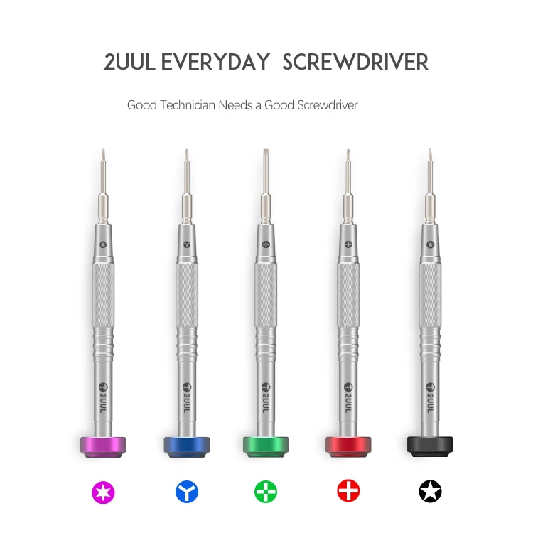 2UUL Colorful Flyshaft Screwdriver Set