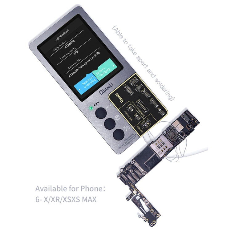 For iPhone 6 - 14 Pro Max 5 in 1 Qianli iCopy Plus 2.2 Repair Detection Programmer Set, Plug: US