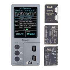 For iPhone 6 - 14 Pro Max 3 in 1 Qianli iCopy Plus 2.2 Repair Detection Programmer Set, Plug: EU