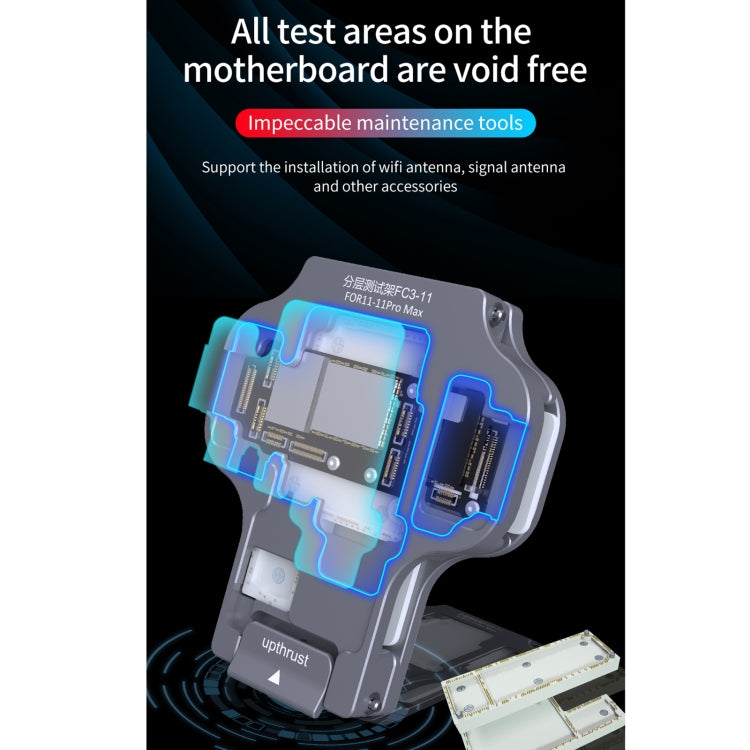 Aixun FC3-11 Mainboard Layered Testing Fixture for iPhone 11/11 Pro/11Pro Max