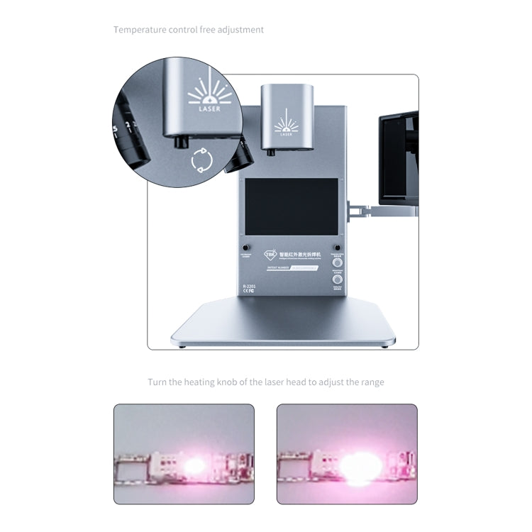 TBK R2201 Intelligent Thermal Infrared Imager Analyzer with Microscope, UK Plug