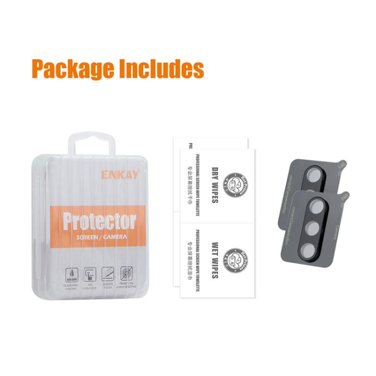 2pcs ENKAY Hat-Prince 9H Rear Camera Lens Tempered Glass Film, For Samsung Galaxy Fold7, For Samsung Galaxy Flip7, For Samsung Galaxy S25 5G, For Samsung Galaxy S25+ 5G, For Samsung Galaxy S25 Ultra 5G, For Samsung Galaxy A16, For Samsung Galaxy A06���...