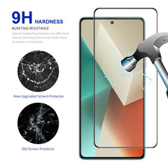 ENKAY Hat-Prince Full Glue High Aluminum-silicon Tempered Glass Film, For Redmi Note 13 / Note 13 Pro, For Xiaomi Redmi A1+ 4G / A2+ 4G