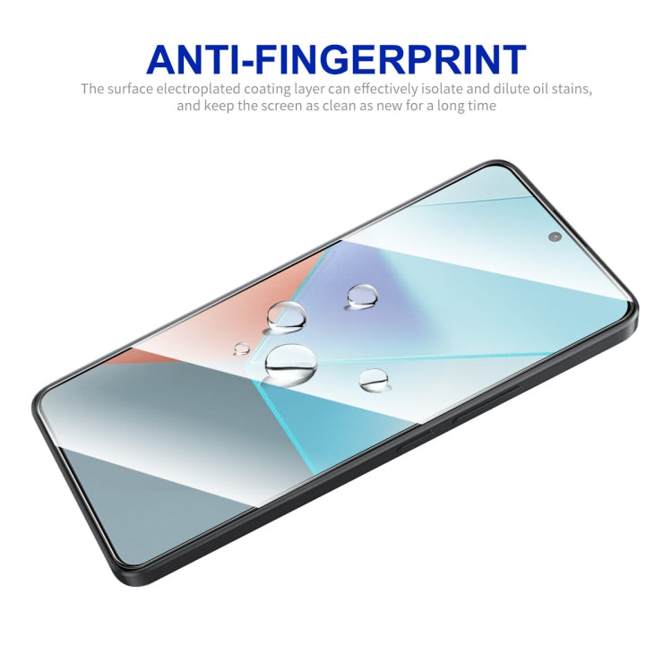 ENKAY Hat-Prince Full Glue High Aluminum-silicon Tempered Glass Film, For Redmi Note 13 / Note 13 Pro, For Xiaomi Redmi A1+ 4G / A2+ 4G