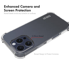 ENKAY Hat-Prince Transparent TPU Shockproof Phone Case, For iPhone 16 Pro Max, For iPhone 16 Pro, For iPhone 16 Plus, For iPhone 16, iPhone 16e, For iPhone 15 Pro Max, For iPhone 15 Pro, For iPhone 15 Plus, For iPhone 15, For MagSafe Battery Pack