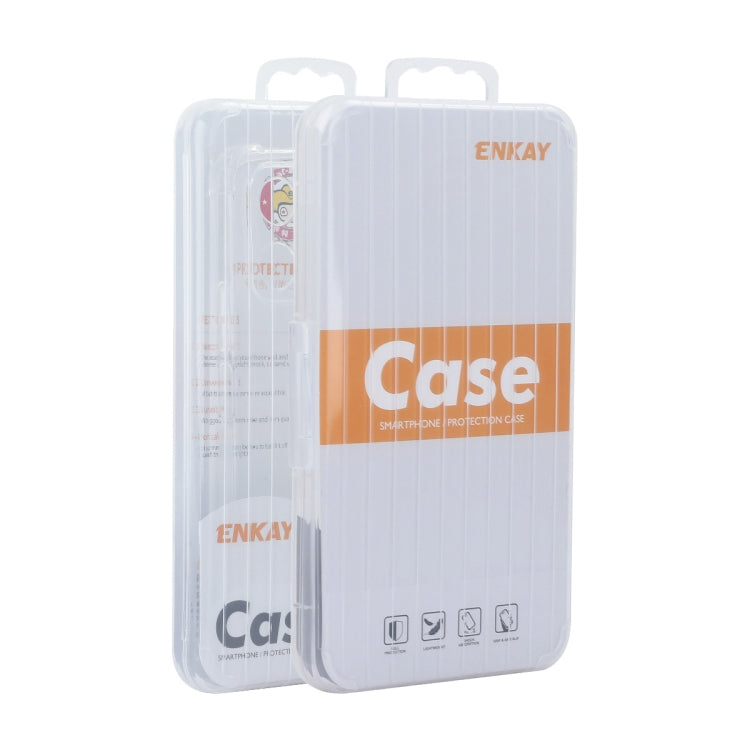 ENKAY Hat-Prince Transparent TPU Shockproof Phone Case, For iPhone 16 Pro Max, For iPhone 16 Pro, For iPhone 16 Plus, For iPhone 16, iPhone 16e, For iPhone 15 Pro Max, For iPhone 15 Pro, For iPhone 15 Plus, For iPhone 15, For MagSafe Battery Pack
