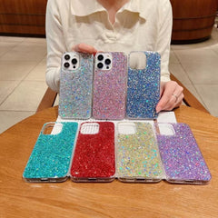 Glitter Sequins Epoxy TPU Phone Case, Series 1