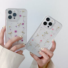 Gypsophila Flowers Pattern TPU Protective Phone Case, Series 1