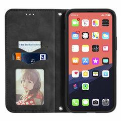 Retro Skin Feel Magnetic Flip Leather Phone Case, For iPhone 14 Pro Max