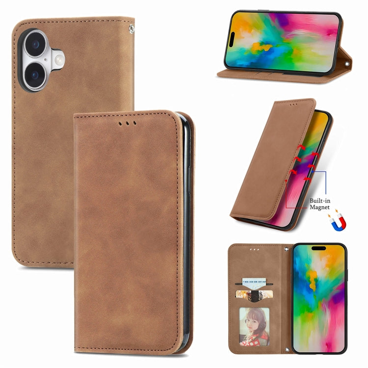 Retro Skin Feel Magnetic Flip Leather Phone Case, Series 1