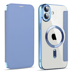 For iPhone 16 Magnetic MagSafe RFID Anti-theft Leather Phone Case