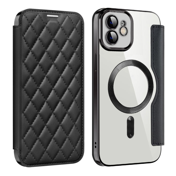 Shield Magsafe RFID Anti-theft Rhombus Leather Phone Case, For iPhone 12 Pro, For iPhone 11 Pro Max, For  iPhone 11